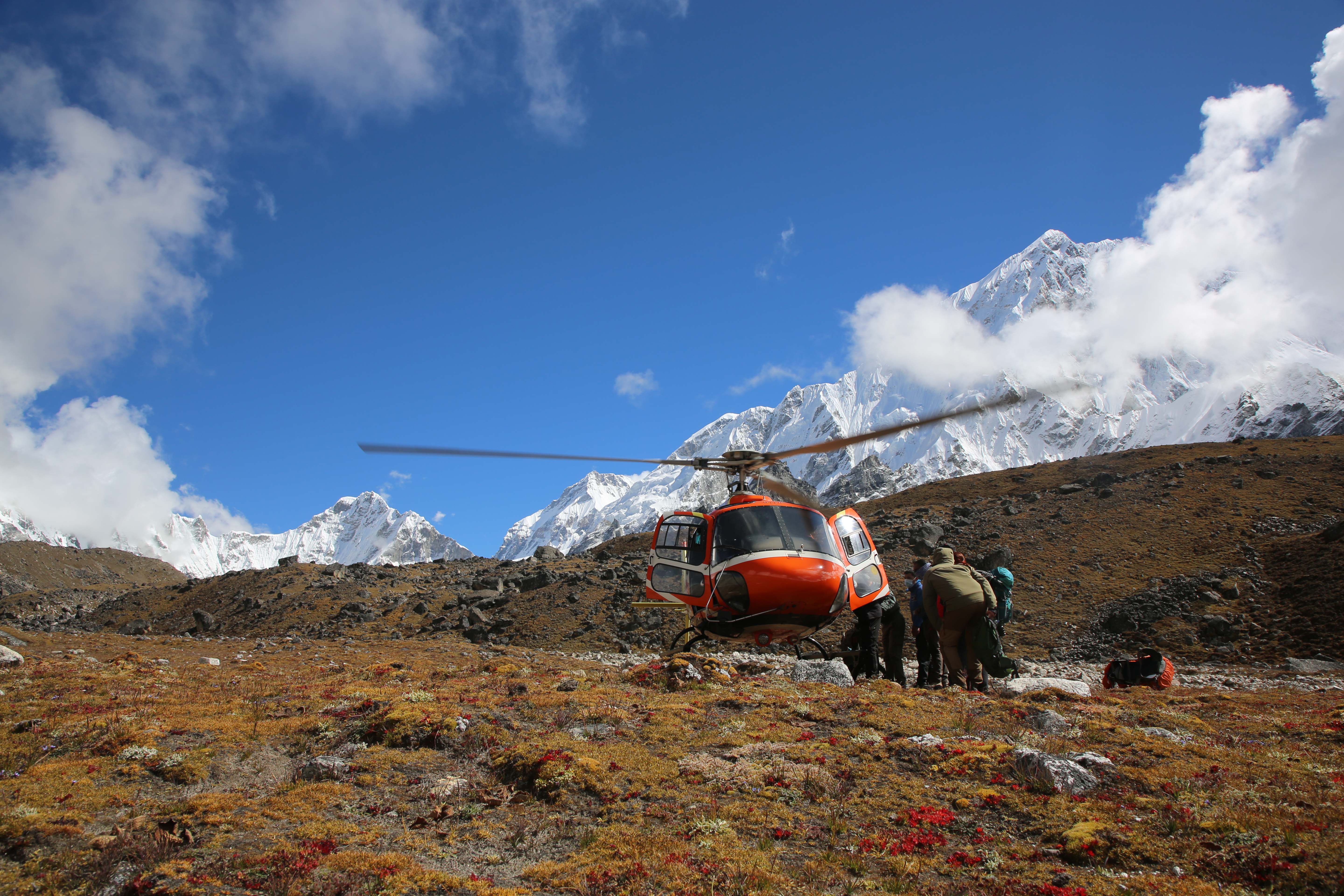 Everest Base Camp (EBC) Helicopter trip via Gokyo Lake